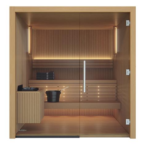 Auroom Libera Glass indoor home sauna kit