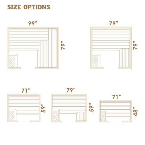 Auroom Familia Sizes