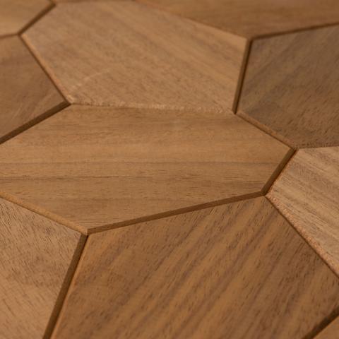 EmotionWalls Hexagon Thermo-Abachi Decorative Wall Accent Panels
