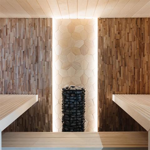 Emotionwalls Hexagon Abachi Decorative Wood Panels