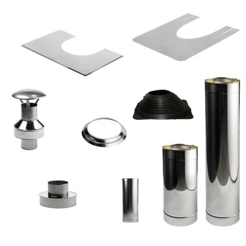 Huum Chimney Set for sauna barrel