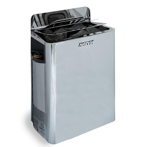 Harvia The Wall Polished Stainless Home Sauna Heater
