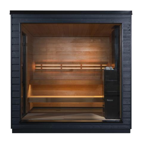 Steam Luxury Sauna Accessories Heat Treated Wood Sauna Shower