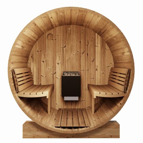 SaunaLife Model E Sauna Barrel Cross-Section