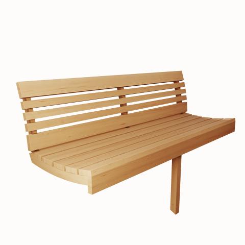 SaunaLife Barrel Sauna Backrest