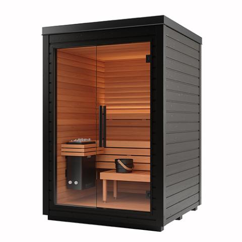 Auroom-Mira-Outdoor-Cabin-Sauna-Kit-Black-Small-Main-Image