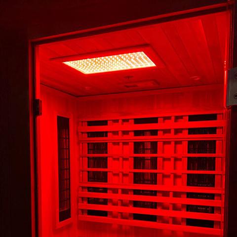 infrared sauna kit with red light therapy