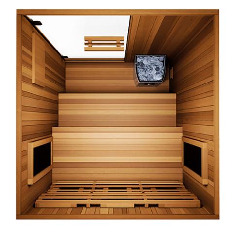 Finnmark infrared sauna kit with harvia heater