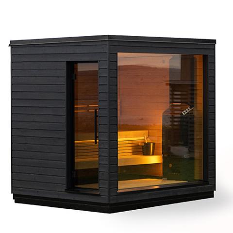 SaunaLife Preassembled Backyard Home Sauna G6