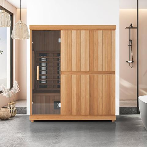 3-person in-home DIY infrared sauna 