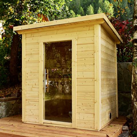 saunalife outdoor home sauna kit