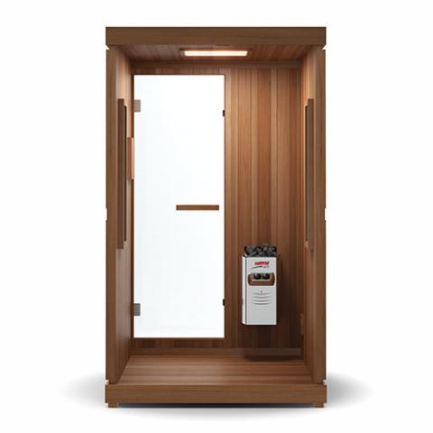Finnmark indoor infrared sauna kit with harvia heater