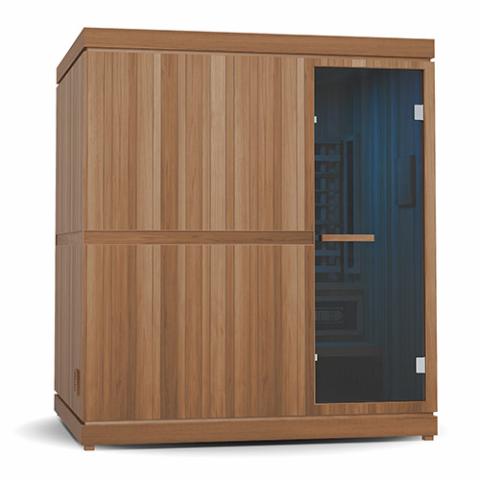 combination infrared home sauna kit with stone heater