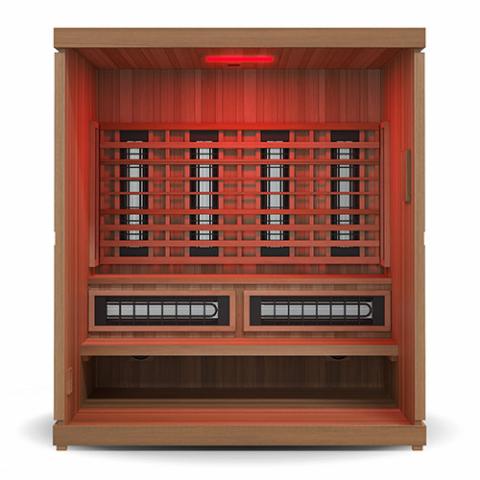 finnmark  infrared home sauna kit with harvia heater