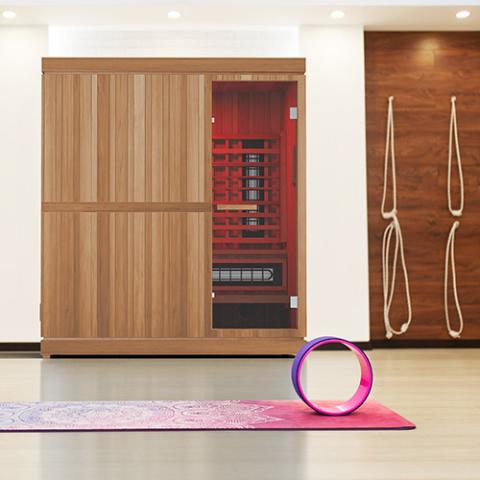 finnmark trinity xl infrared home sauna kit with heater