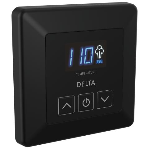 Delta SimpleSteam Square Control Matte Black