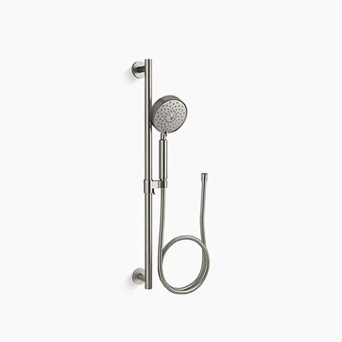 Kohler Purist 28" Four-Function Handshower Kit, 2.5 gpm brushed nickel