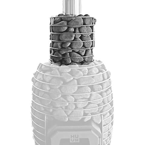 Huum stone cage for sauna stove