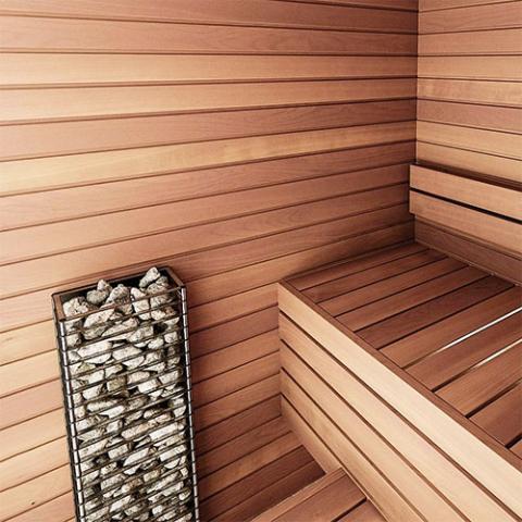huum cliff mini in auroom sauna