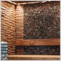 sauna accent walls