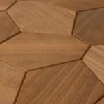 EmotionWalls Hexagon Thermo-Abachi Decorative Wall Accent Panels