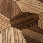 EmotionWalls Hexagon Yakisugi Brushed Decorative Wood Accent Panels (1)